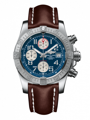 Breitling Avenger II Stainless Steel / Mariner Blue / Calf / Folding A1338111/C870/438X/A20D.1 Breitling Avenger II Stainless Steel / Mariner Blue / Calf / Folding A1338111/C870/438X/A20D.1