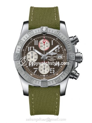 Breitling Avenger II Stainless Steel / Tungsten Gray / Military / Pin A1338111/F564/106W/A20BA.1 Breitling Avenger II Stainless Steel / Tungsten Gray / Military / Pin A1338111/F564/106W/A20BA.1