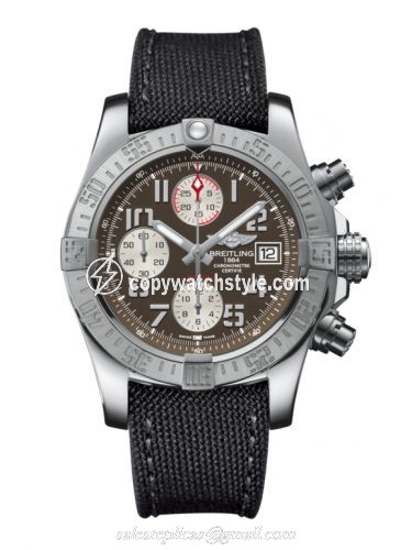 Breitling Avenger II Stainless Steel / Tungsten Gray / Military / Pin A1338111/F564/109W/A20BA.1