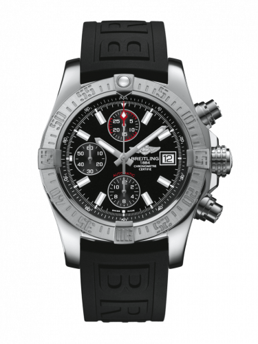 Breitling Avenger II Stainless Steel / Volcano Black / Rubber / Pin A13381111B1S2 Breitling Avenger II Stainless Steel / Volcano Black / Rubber / Pin A13381111B1S2