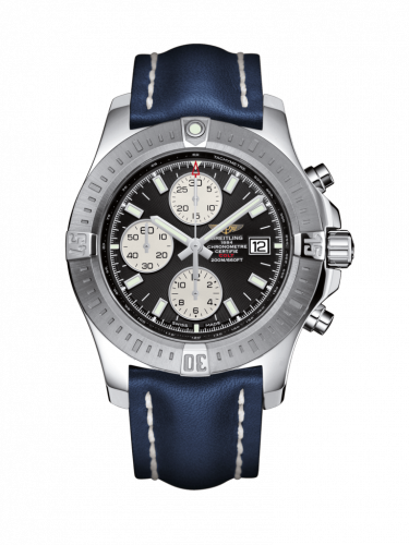 Breitling Colt Chronograph Automatic Stainless Steel / Volcano Black / Calf / Folding A1338811/BD83/112X/A20D.1
