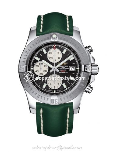 Breitling Colt Chronograph Automatic Stainless Steel / Volcano Black / Calf / Pin A1338811/BD83/189X/A20BA.1