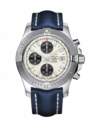 Breitling Colt Chronograph Automatic Stainless Steel / Stratus Silver / Calf / Pin A1338811/G804/105X/A20BA.1 Breitling Colt Chronograph Automatic Stainless Steel / Stratus Silver / Calf / Pin A1338811/G804/105X/A20BA.1