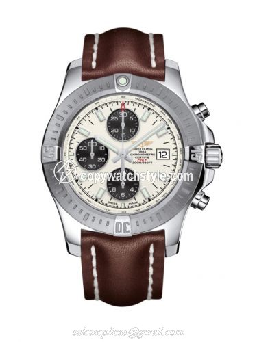 Breitling Colt Chronograph Automatic Stainless Steel / Stratus Silver / Calf / Pin A1338811/G804/437X/A20BA.1 Breitling Colt Chronograph Automatic Stainless Steel / Stratus Silver / Calf / Pin A1338811/G804/437X/A20BA.1
