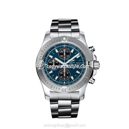 Breitling Colt Chronograph Automatic Stainless Steel / Blue / Japan Special Edition A133882A/C958/173A