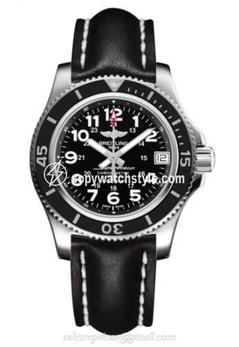 Breitling Superocean II 36 Black / Calf A17312C9.BD91.415X Breitling Superocean II 36 Black / Calf A17312C9.BD91.415X