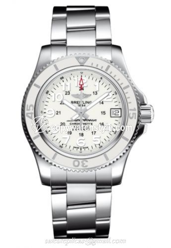 Breitling Superocean II 36 White / Bracelet A17312D21A1A1 Breitling Superocean II 36 White / Bracelet A17312D21A1A1