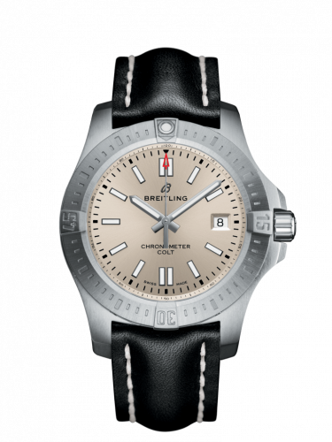 Breitling Chronomat Colt 41 Automatic Silver / Calf / Pin A17313101G1X1 Breitling Chronomat Colt 41 Automatic Silver / Calf / Pin A17313101G1X1