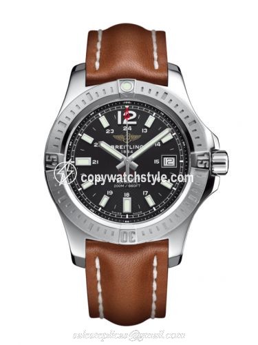 Breitling Colt 41 Automatic Volcano Black / Calf A1731311.BE90.425X