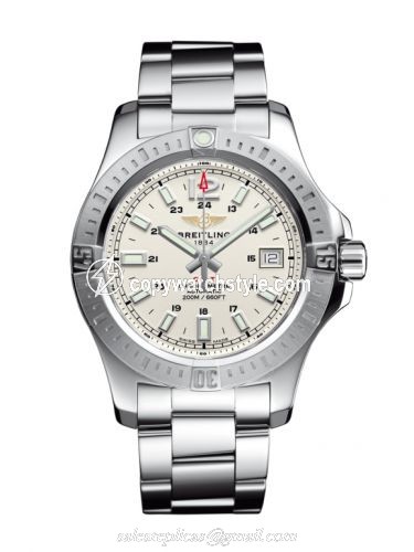 Breitling Colt 41 Automatic Stratus Silver / Bracelet A1731311.G820.182A Breitling Colt 41 Automatic Stratus Silver / Bracelet A1731311.G820.182A