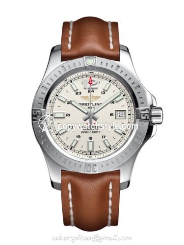 Breitling Colt 41 Automatic Stratus Silver / Calf A1731311.G820.425X Breitling Colt 41 Automatic Stratus Silver / Calf A1731311.G820.425X