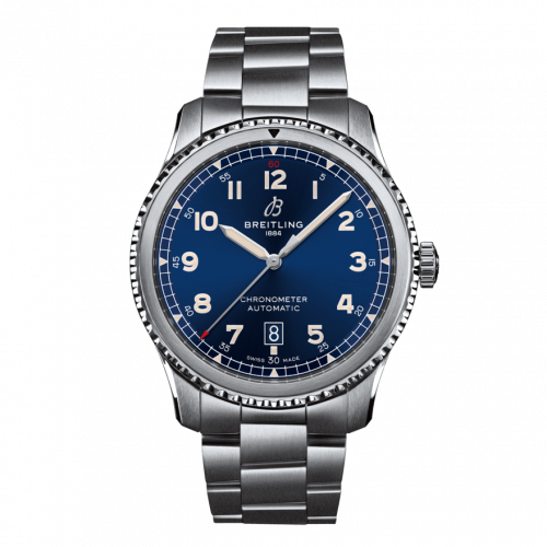 Breitling Aviator 8 Automatic 41 Stainless Steel / Blue / Bracelet A17315101C1A1 Breitling Aviator 8 Automatic 41 Stainless Steel / Blue / Bracelet A17315101C1A1