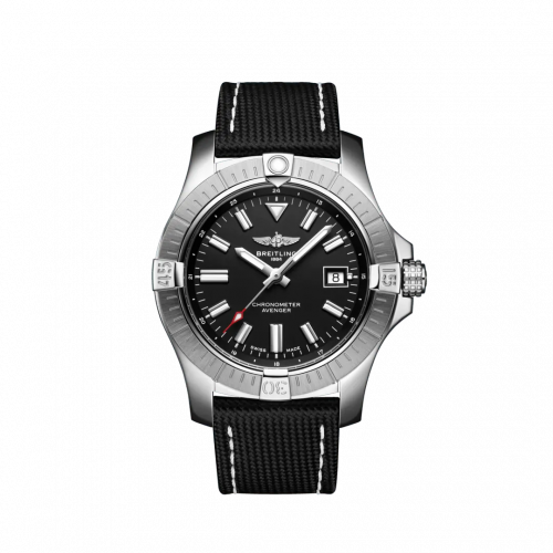Breitling Avenger Automatic 43 Stainless Steel / Black / Military / Pin A17318101B1X1 Breitling Avenger Automatic 43 Stainless Steel / Black / Military / Pin A17318101B1X1
