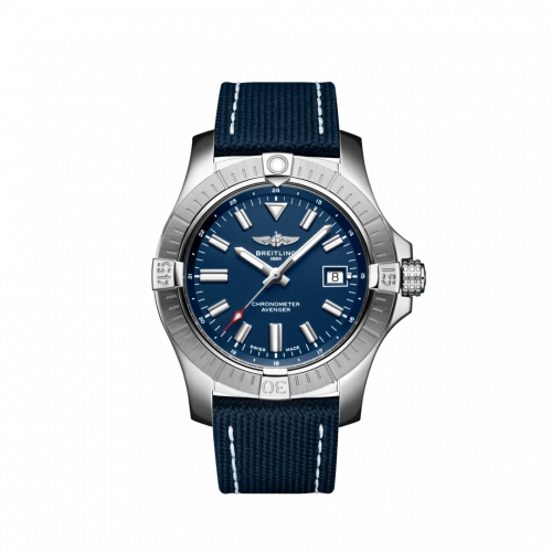 Breitling Avenger Automatic 43 Stainless Steel / Blue / Military / Pin A17318101C1X1 Breitling Avenger Automatic 43 Stainless Steel / Blue / Military / Pin A17318101C1X1