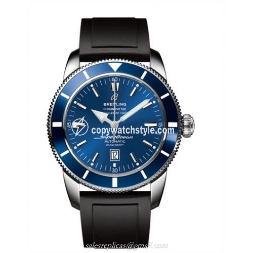 Breitling Superocean Heritage 46 Stainless Steel / Blue / Blue / Rubber A1732016.C734.135S Breitling Superocean Heritage 46 Stainless Steel / Blue / Blue / Rubber A1732016.C734.135S