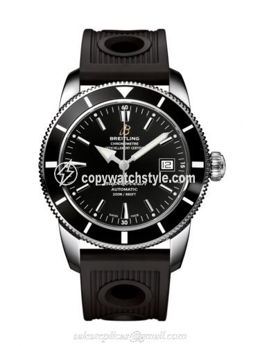 Breitling Superocean Heritage 42 Stainless Steel / Black / Volcano Black / Rubber A1732124.BA61.200S Breitling Superocean Heritage 42 Stainless Steel / Black / Volcano Black / Rubber A1732124.BA61.200S