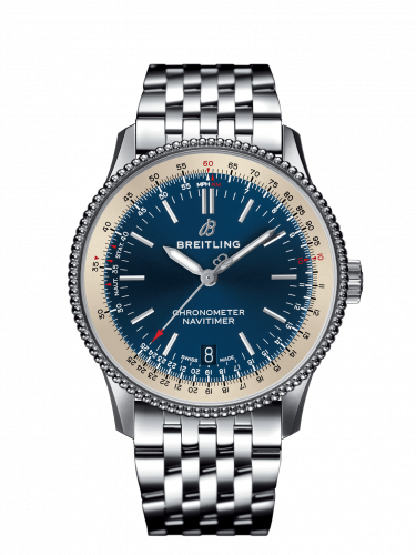 Breitling Navitimer 1 38 Automatic Stainless Steel / Blue / Bracelet A17325211C1A1 Breitling Navitimer 1 38 Automatic Stainless Steel / Blue / Bracelet A17325211C1A1