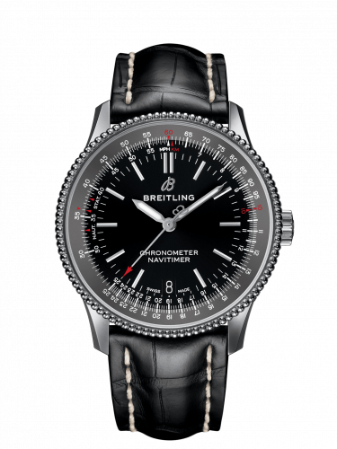 Breitling Navitimer 1 38 Automatic Stainless Steel / Black / Croco / Pin A17325241B1P1 Breitling Navitimer 1 38 Automatic Stainless Steel / Black / Croco / Pin A17325241B1P1