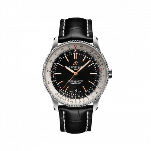Breitling Navitimer Automatic 41 Automatic Stainless Steel / Black / Croco / Pin A17326211B1P1 Breitling Navitimer Automatic 41 Automatic Stainless Steel / Black / Croco / Pin A17326211B1P1