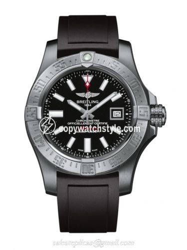 Breitling Avenger II Seawolf Stainless Steel / Volcano Black / Rubber A1733110/BC30/131S Breitling Avenger II Seawolf Stainless Steel / Volcano Black / Rubber A1733110/BC30/131S