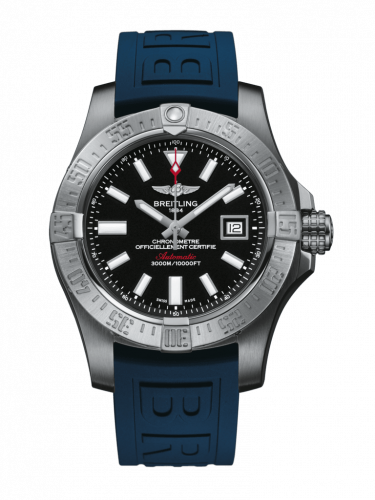 Breitling Avenger II Seawolf Stainless Steel / Volcano Black / Rubber / Folding A1733110/BC30/157S/A20DSA.2