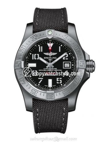 Breitling Avenger II Seawolf Stainless Steel / Volcano Black / Military / Pin A1733110/BC31/109W Breitling Avenger II Seawolf Stainless Steel / Volcano Black / Military / Pin A1733110/BC31/109W