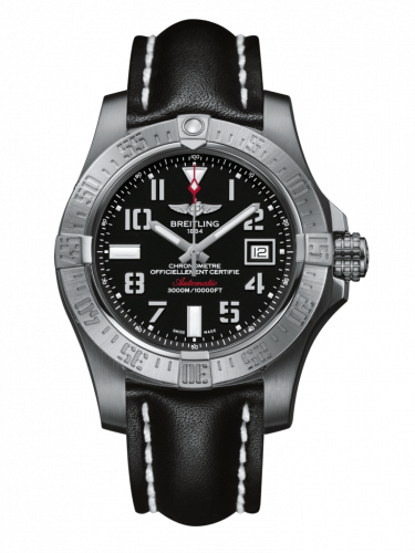 Breitling Avenger II Seawolf Stainless Steel / Volcano Black / Calf / Folding A1733110/BC31/436X/A20DSA.1 Breitling Avenger II Seawolf Stainless Steel / Volcano Black / Calf / Folding A1733110/BC31/436X/A20DSA.1