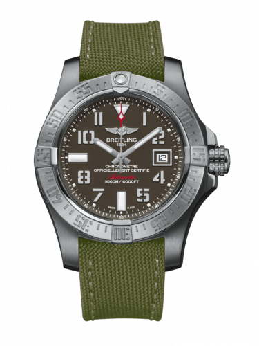 Breitling Avenger II Seawolf Stainless Steel / Tungsten Gray / Military / Pin A1733110/F563/106W/A20BASA.1 Breitling Avenger II Seawolf Stainless Steel / Tungsten Gray / Military / Pin A1733110/F563/106W/A20BASA.1