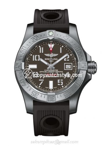 Breitling Avenger II Seawolf Stainless Steel / Tungsten Gray / Rubber / Folding A1733110/F563/200S/A20DSA.2 Breitling Avenger II Seawolf Stainless Steel / Tungsten Gray / Rubber / Folding A1733110/F563/200S/A20DSA.2