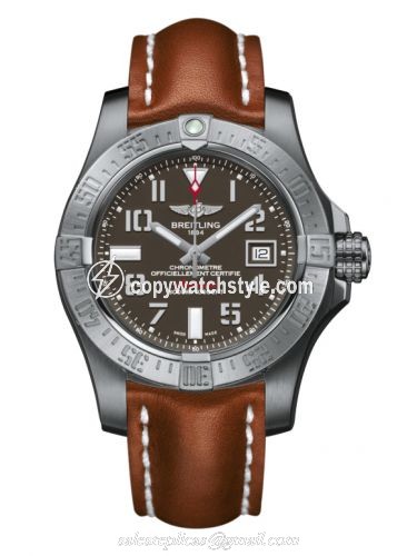Breitling Avenger II Seawolf Stainless Steel / Tungsten Gray / Calf / Pin A1733110/F563/433X/A20BASA.1 Breitling Avenger II Seawolf Stainless Steel / Tungsten Gray / Calf / Pin A1733110/F563/433X/A20BASA.1