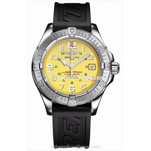 Breitling Superocean Arrow Hand / Yellow / Rubber A1736006.I514 Breitling Superocean Arrow Hand / Yellow / Rubber A1736006.I514