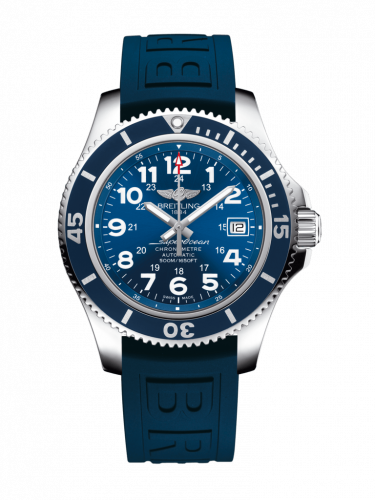 Breitling Superocean II 42 Stainless Steel / Blue / Mariner Blue / Rubber / Pin A17365D11C1S2 Breitling Superocean II 42 Stainless Steel / Blue / Mariner Blue / Rubber / Pin A17365D11C1S2