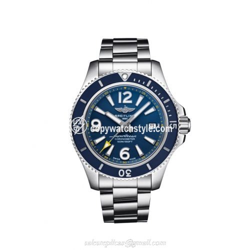 Breitling Superocean 42 Stainless Steel / Blue / Japan A173661A1C1 Breitling Superocean 42 Stainless Steel / Blue / Japan A173661A1C1