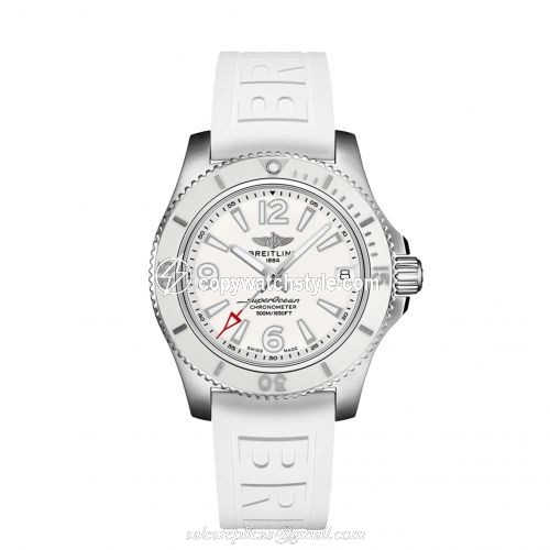 Breitling Superocean 42 Stainless Steel / White / Japan A17366D21A1S1 Breitling Superocean 42 Stainless Steel / White / Japan A17366D21A1S1