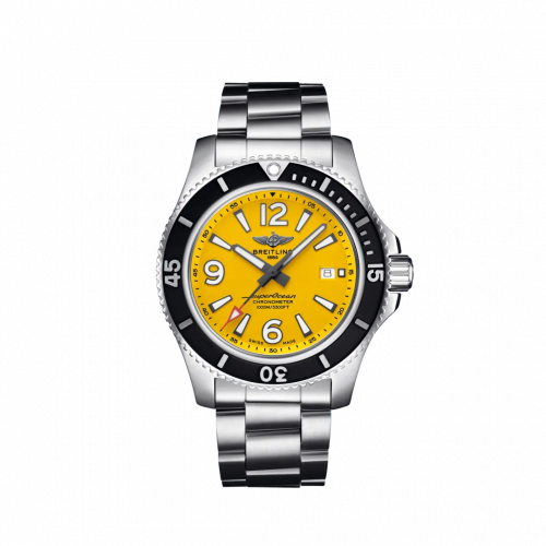Breitling Superocean 44 Stainless Steel / Yellow / Bracelet A17367021I1A1 Breitling Superocean 44 Stainless Steel / Yellow / Bracelet A17367021I1A1