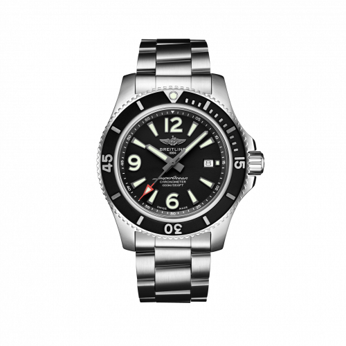 Breitling Superocean 44 Stainless Steel / Black / Bracelet A17367D71B1A1