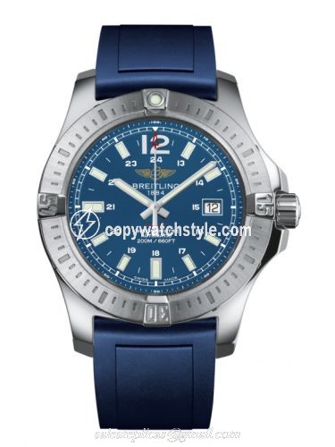Breitling Colt 44 Automatic Mariner Blue / Rubber A1738811.C906.145S