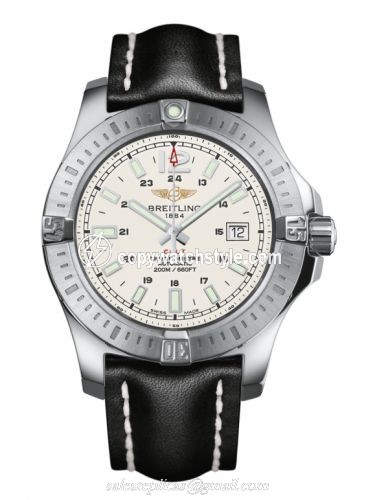 Breitling Colt 44 Automatic Stratus Silver / Calf A1738811.G791.435X Breitling Colt 44 Automatic Stratus Silver / Calf A1738811.G791.435X