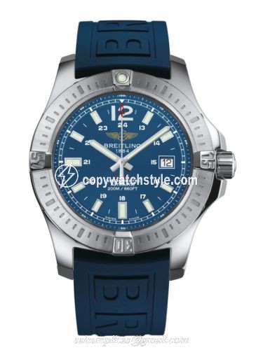 Breitling Colt 44 Automatic Mariner Blue / Rubber A1738811.C906.158S