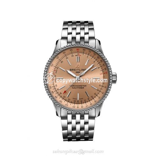 Breitling Navitimer 1 35 Automatic Stainless Steel / Copper / Bracelet A17395201K1A1 Breitling Navitimer 1 35 Automatic Stainless Steel / Copper / Bracelet A17395201K1A1