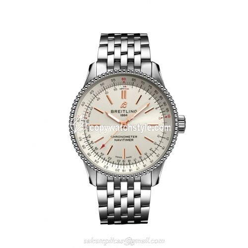 Breitling Navitimer 1 35 Automatic Stainless Steel / Silver / Bracelet A17395F41G1A1
