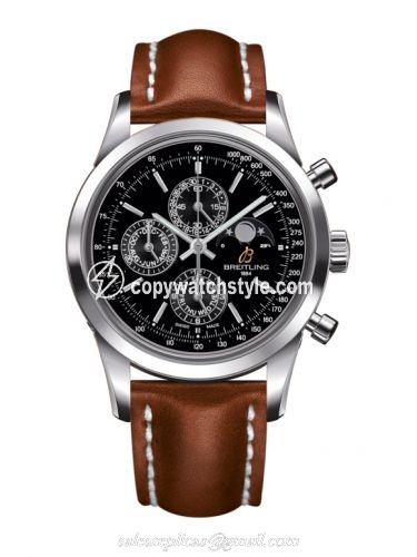 Breitling Transocean Chronograph 1461 Stainless Steel / Black / Calf / Pin A1931012/BB68/433X/A20BA.1 Breitling Transocean Chronograph 1461 Stainless Steel / Black / Calf / Pin A1931012/BB68/433X/A20BA.1