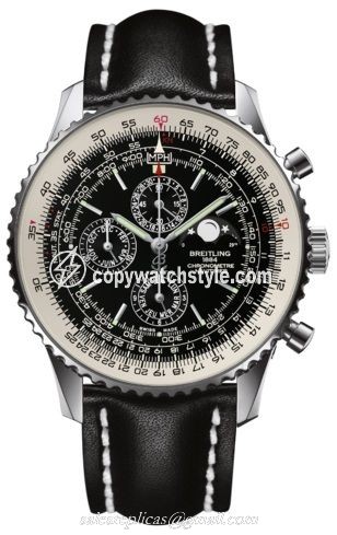 Breitling Navitimer 1461 48 Stainless Steel / Black / Calf / Pin A1938021/BD20/441X/A20BA.1