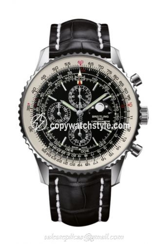 Breitling Navitimer 1461 48 Stainless Steel / Black / Croco / Pin A1938021/BD20/760P/A20BA.1 Breitling Navitimer 1461 48 Stainless Steel / Black / Croco / Pin A1938021/BD20/760P/A20BA.1