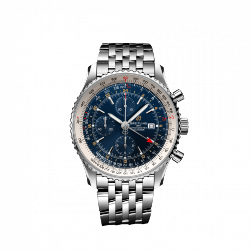 Breitling Navitimer 1 Chronograph GMT Stainless Steel / Blue / Bracelet A24322121C2A1 Breitling Navitimer 1 Chronograph GMT Stainless Steel / Blue / Bracelet A24322121C2A1