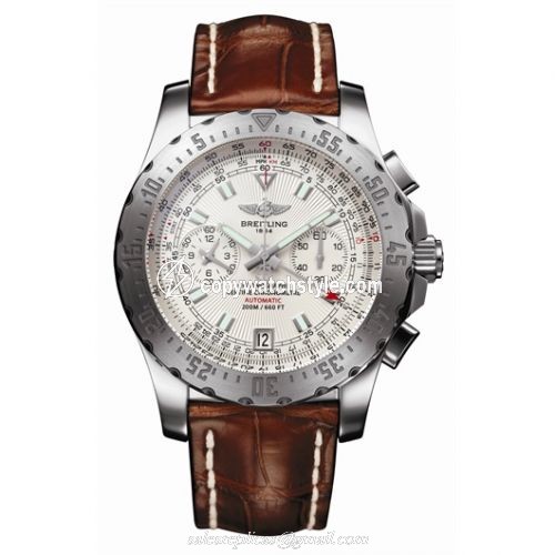Breitling Skyracer Silver / Alligator A2736223.G615 Breitling Skyracer Silver / Alligator A2736223.G615