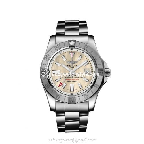 Breitling Avenger II GMT Stainless Steel / MOP / Japan Special Edition A3239011/A809/170A Breitling Avenger II GMT Stainless Steel / MOP / Japan Special Edition A3239011/A809/170A