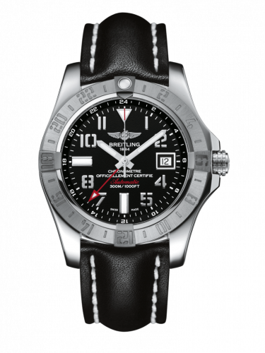Breitling Avenger II GMT Stainless Steel / Volcano Black / Calf / Pin A3239011/BC34/435X/A20BA.1 Breitling Avenger II GMT Stainless Steel / Volcano Black / Calf / Pin A3239011/BC34/435X/A20BA.1