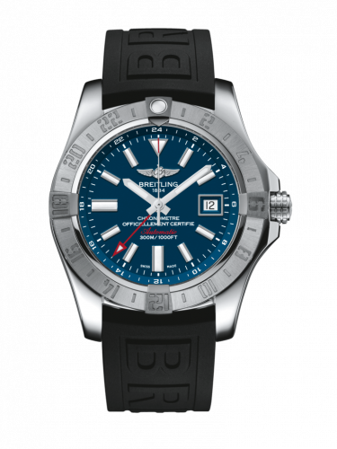 Breitling Avenger II GMT Stainless Steel / Mariner Blue / Rubber / Folding A3239011/C872/153S/A20D.2 Breitling Avenger II GMT Stainless Steel / Mariner Blue / Rubber / Folding A3239011/C872/153S/A20D.2