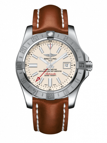 Breitling Avenger II GMT Stainless Steel / Stratus Silver / Calf / Pin A3239011/G778/433X/A20BA.1 Breitling Avenger II GMT Stainless Steel / Stratus Silver / Calf / Pin A3239011/G778/433X/A20BA.1